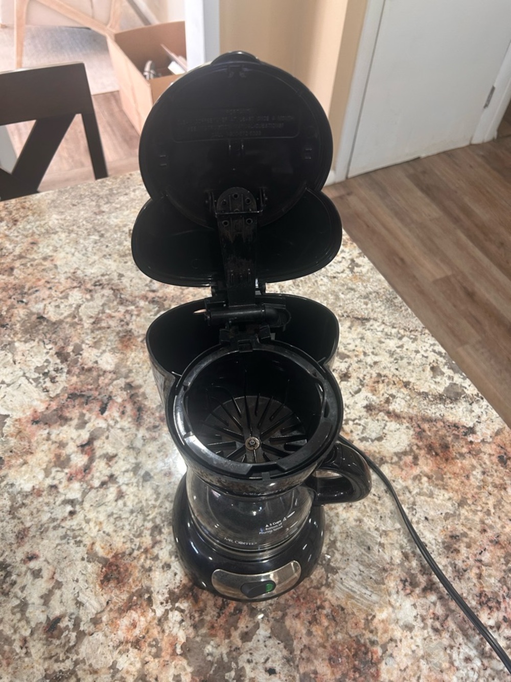 Mr. Coffee Black 4-Cup Drip Coffee Maker - Picture 2 of 2